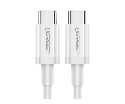 Kabel UGREEN Kabel USB-C do USB-C US264 60W 1.5m biały